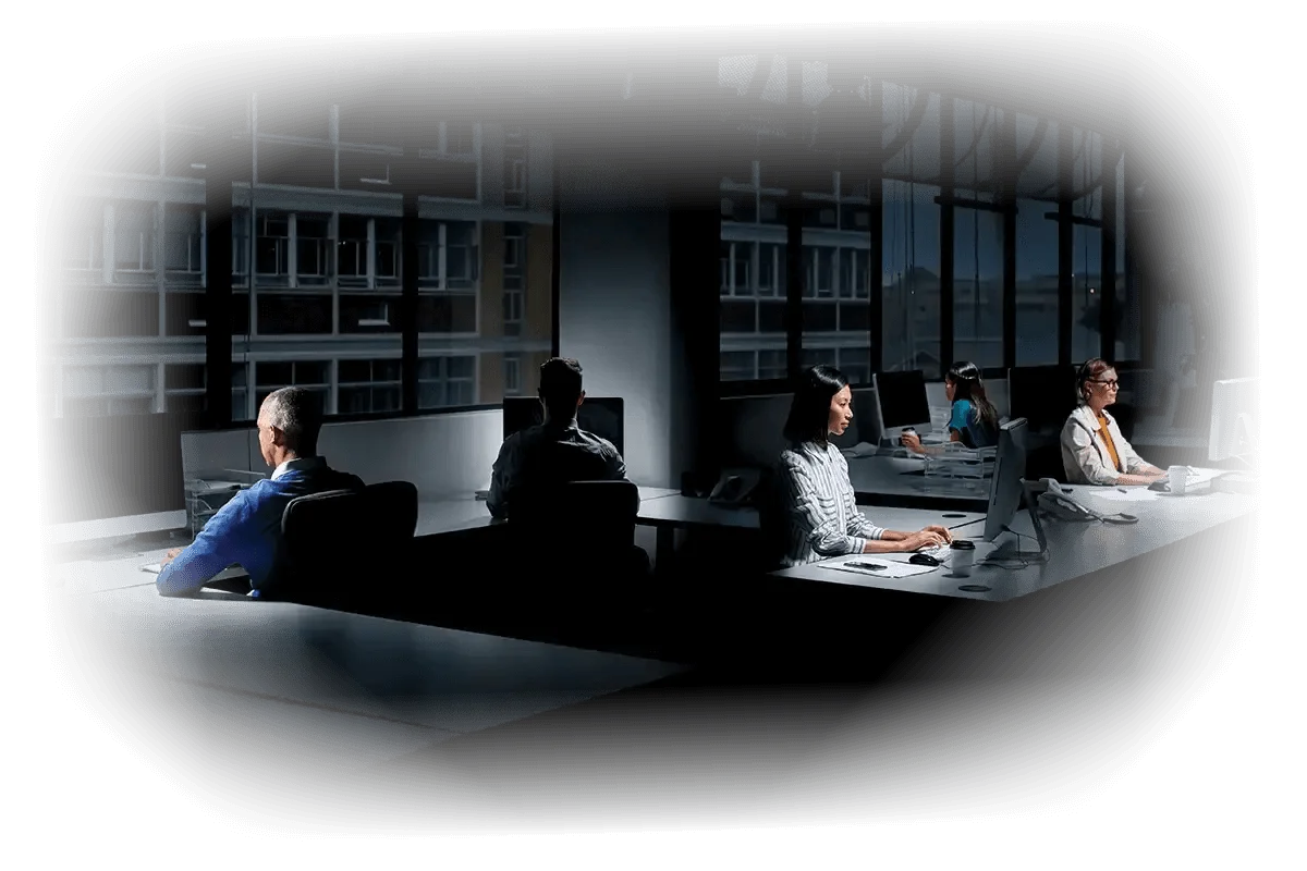 People seated around a conference table