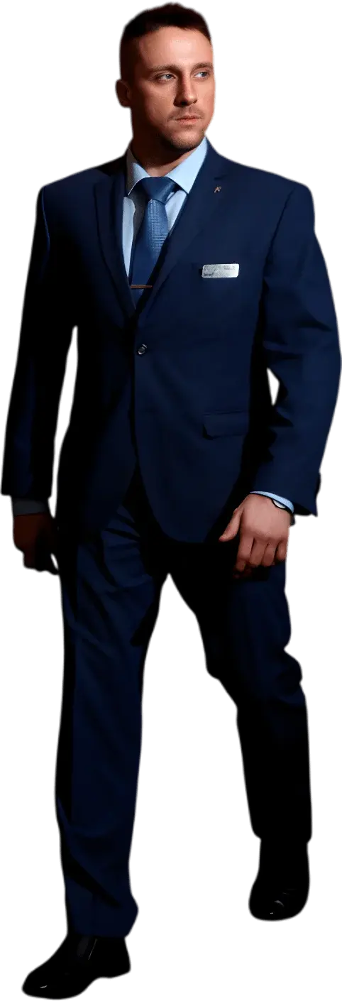 Man in a dark suit